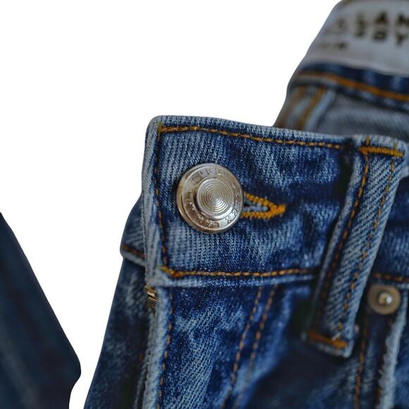 DEREK LAM 10 CROSBY GIA High Rise Crop Flare Jeans | Italian Denim | Sz 25" NEW - Picture 14 of 15